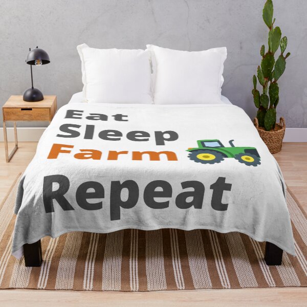 Item preview, Eat Sleep Farm Repeat designed and sold by Coczzi.