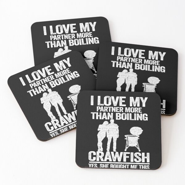 Item preview, I Love My Partner More Than Boiling Crawfish Funny Crawfish designed and sold by Stronzi.