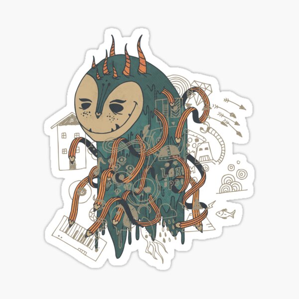 The Doodler Sticker