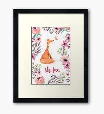 Sly Fox Framed Print