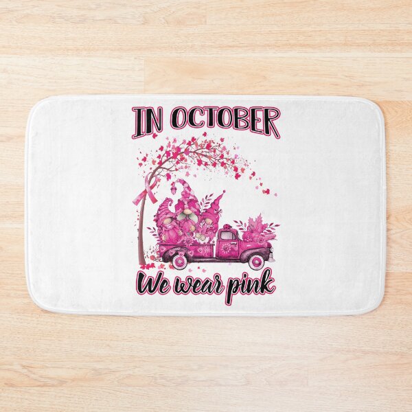 Item preview, In October We Wear Pink gnomes Breast Cancer Awareness, halloween 2021 designed and sold by ecomdesign.