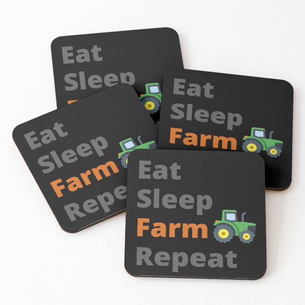 Item preview, Eat Sleep Farm Repeat designed and sold by Coczzi.
