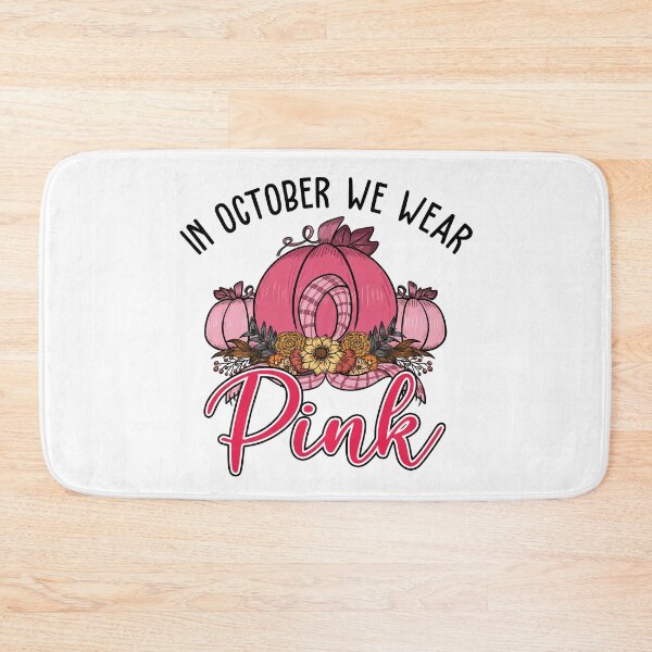 Item preview, In October We Wear Pink Pumpkins Breast Cancer Awareness designed and sold by ecomdesign.