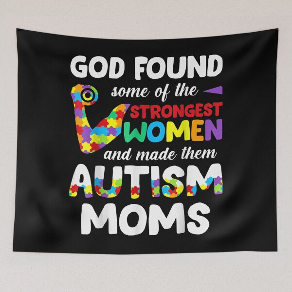 Item preview,  Autism Strong Moms World Awareness Day 2021 designed and sold by bessiey23.