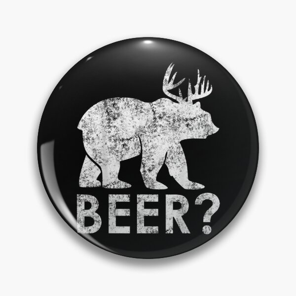 Item preview,  Beer Bear Deer Hunter Drinker Pun Gift designed and sold by bessiey23.