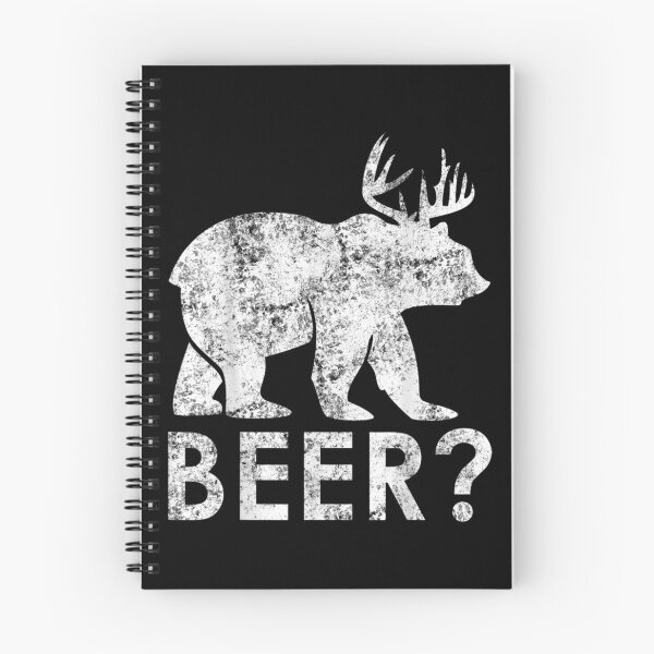 Item preview,  Beer Bear Deer Hunter Drinker Pun Gift designed and sold by bessiey23.