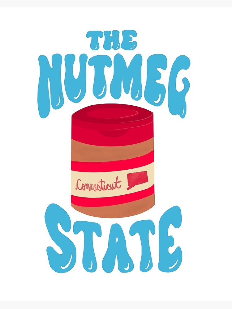"The Nutmeg State" Poster for Sale by imagerydoesfit Redbubble