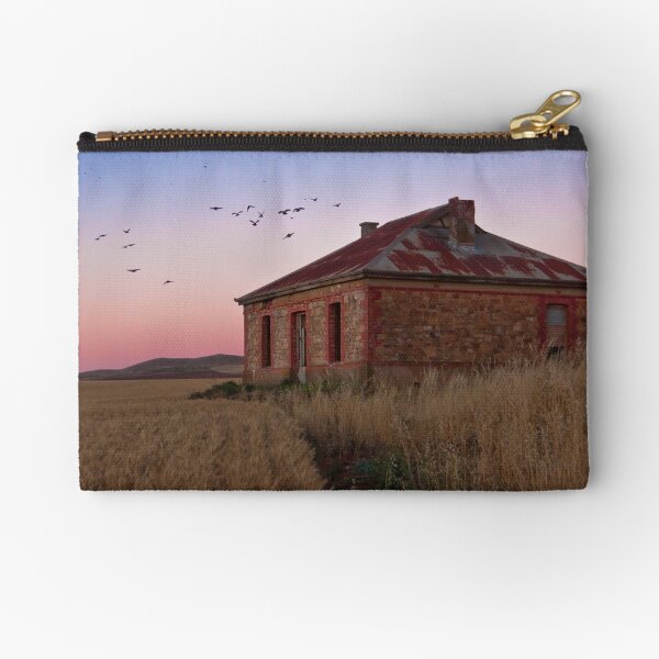 Burra Homestead Ruin & Twilight Birds Zipper Pouch
