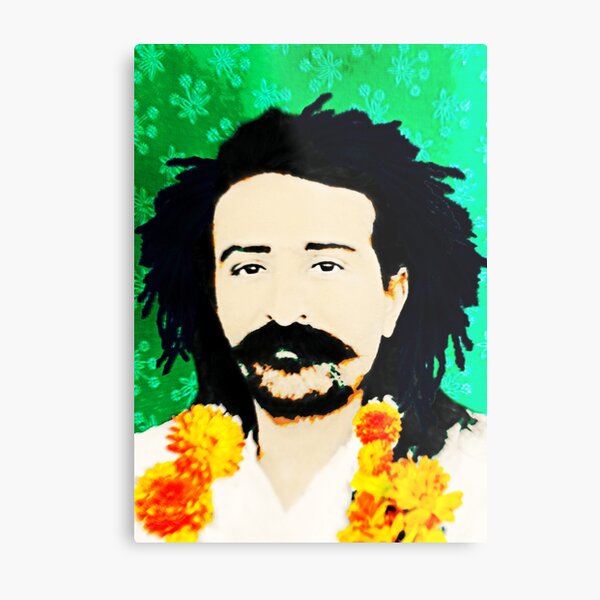 Item preview, Meher Baba w Marigolds designed and sold by FridaArtGallery.