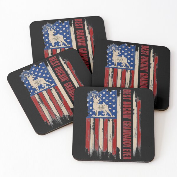 Item preview,  Best Buckin Grandaddy Ever American Usa Flag Deer Hunting designed and sold by bessiey23.