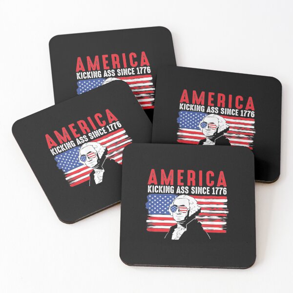 Item preview,  America Kicking Ass Since 1776 George Washington designed and sold by bessiey23.