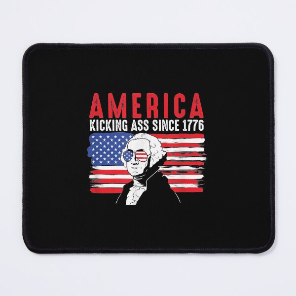 Item preview, America Kicking Ass Since 1776 George Washington designed and sold by bessiey23.
