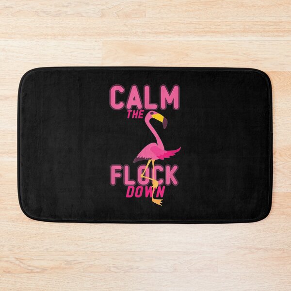 Item preview,  Calm Flock Down Summer Bird Saying Pink Flamingo designed and sold by bessiey23.