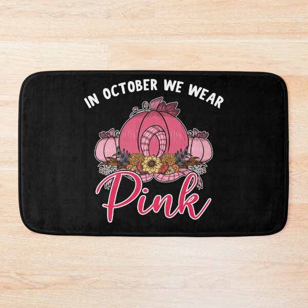Item preview, In October We Wear Pink Pumpkins Breast Cancer Awareness designed and sold by ecomdesign.