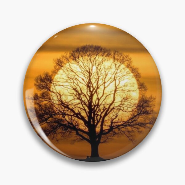 Item preview, Setting Sun Behind The Tree designed and sold by Rowena Jones.