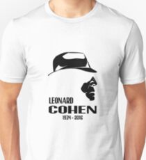 Leonard Cohen 1934 - 2016 Unisex T-Shirt
