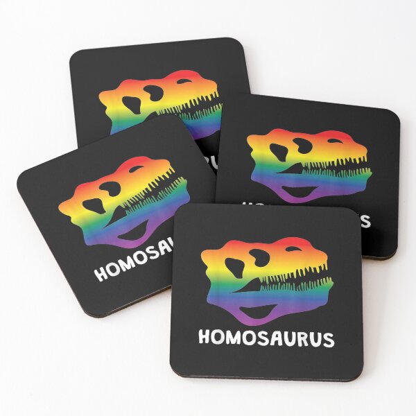 Item preview,  Dinosaur Puns Lgbt Rainbow Homosaurus Rex Fossil Gay Pride designed and sold by paudels.