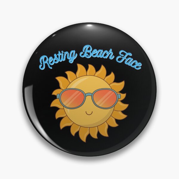 Item preview, Beach Face designed and sold by CulverCrafts.