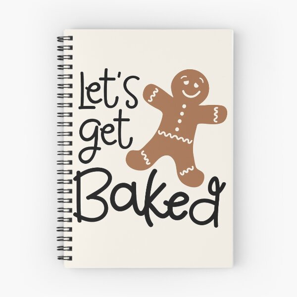 Item preview, Let's Get Baked - Christmas Humor designed and sold by SewnMemories.