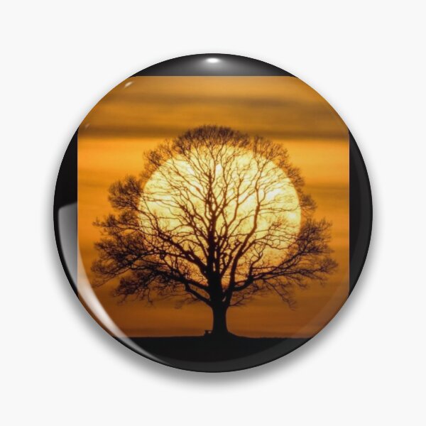 Item preview, Setting Sun Behind The Tree 1 designed and sold by Rowena Jones.