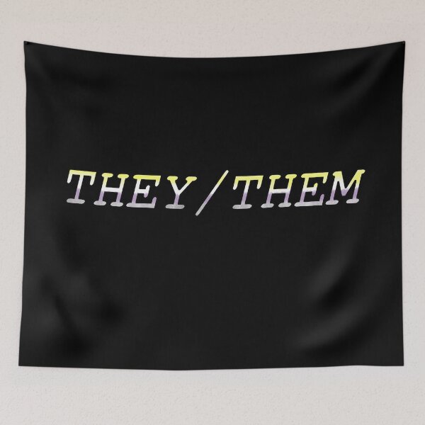 Item preview, Gender pronouns: They/them designed and sold by shackledlettuce.