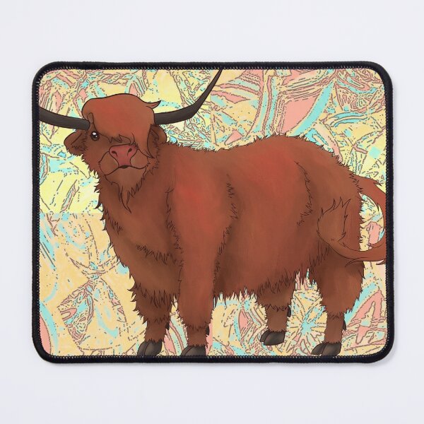 Item preview, Funky Highland Cow designed and sold by Danielle Lucas.