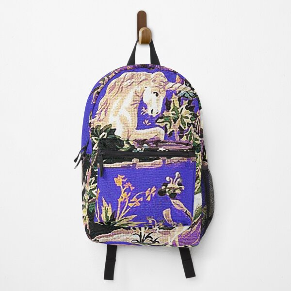 Item preview, Medieval Unicorn Midnight Floral Tapestry designed and sold by Epitome Girl.