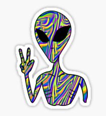 Trippy Alien 3 Sticker