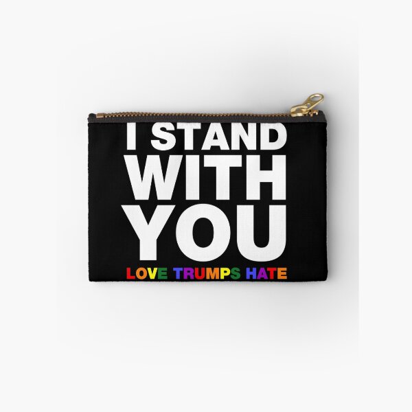 Item preview, I Stand With You Love Trumps Hate designed and sold by fishbiscuit.