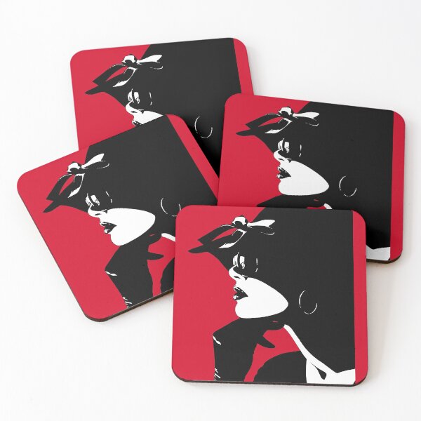 Item preview, Cafe Girl: Reflections (on red) designed and sold by Brina Williamson.