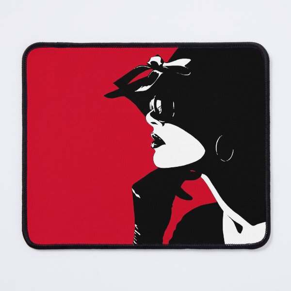 Item preview, Cafe Girl: Reflections (on red) designed and sold by Brina Williamson.