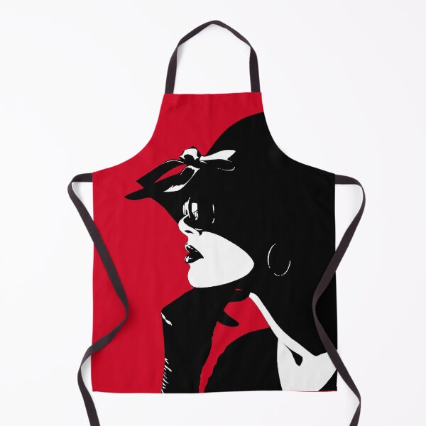 Item preview, Cafe Girl: Reflections (on red) designed and sold by Brina Williamson.