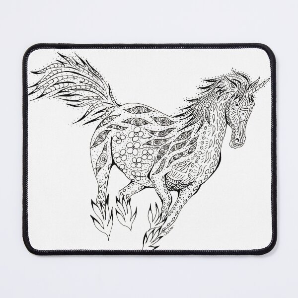 Item preview, The patterned unicorn designed and sold by Jocoart1.