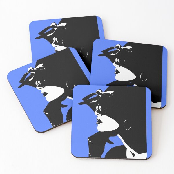 Item preview, Cafe Girl: Reflections (on blue) designed and sold by Brina Williamson.
