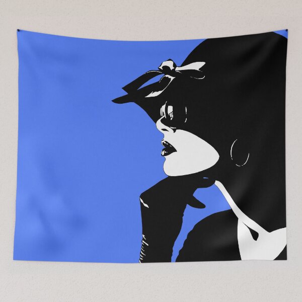 Item preview, Cafe Girl: Reflections (on blue) designed and sold by Brina Williamson.