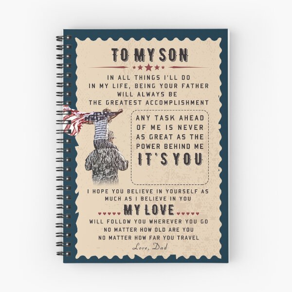 Item preview, To My Son from an Army Dad Personalized Son's Name designed and sold by mochidad.