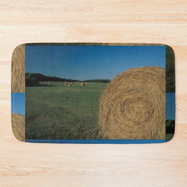 Item preview, Haybales Across a Field designed and sold by Bill Spengler's Photographic Thoughts.