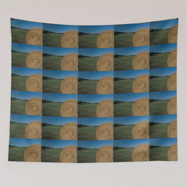 Item preview, Haybales Across a Field designed and sold by Bill Spengler's Photographic Thoughts.