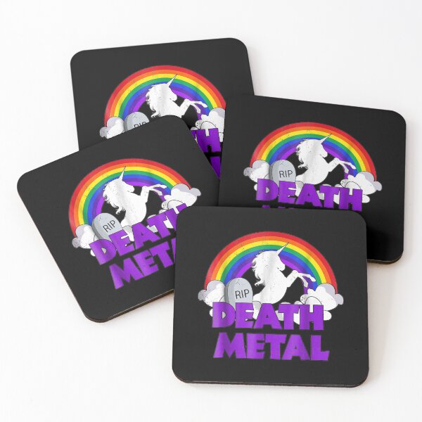 Item preview,  Unicorn Death Metal Rainbow Thunder designed and sold by jennifera11.