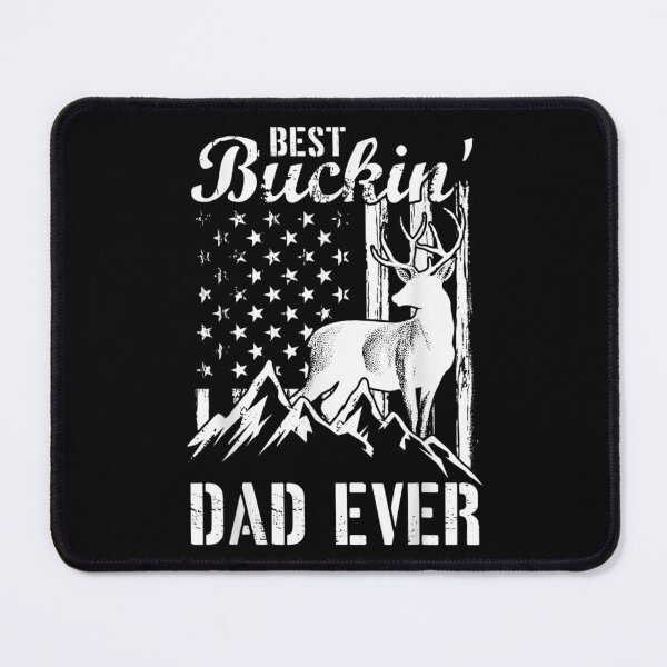 Item preview, Best Buckin Dad Ever American Flag Deer Mountain Hunting designed and sold by lindaxse.