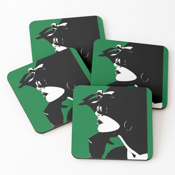 Item preview, Cafe Girl: Reflections (on green) designed and sold by Brina Williamson.