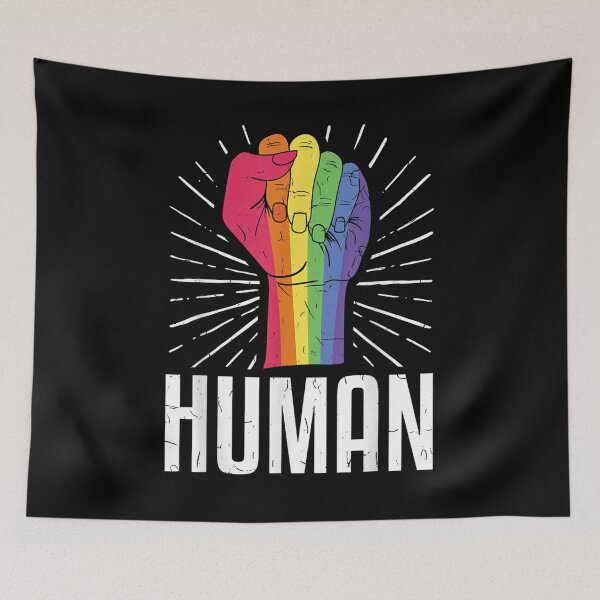 Item preview,  Lgbt Lesbian Gay Pride Human Fist designed and sold by lindaxse.