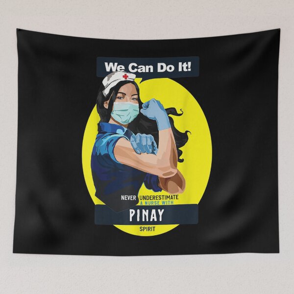 Artikelvorschau,  Pinay Rosie Riveter Krankenschwester kann nie unterschätzen entworfen und verkauft von jennifera11.
