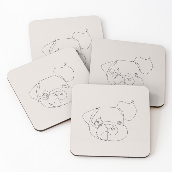 Item preview, One Line Pug Pig designed and sold by Huebucket.