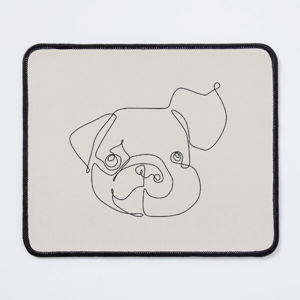 Item preview, One Line Pug Pig designed and sold by Huebucket.