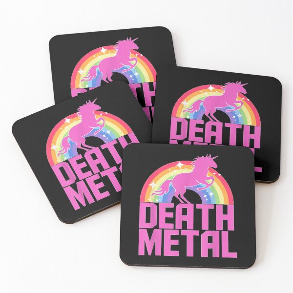 Item preview,  Death Metal Rainbow Unicorn Gift designed and sold by lindaxse.