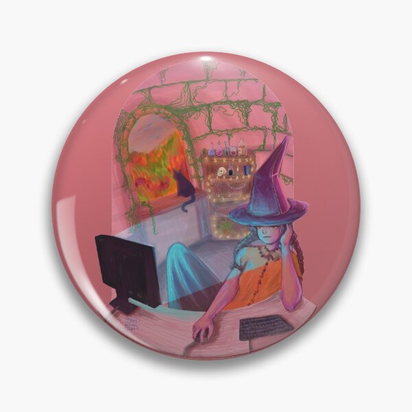 Item preview, gamer witch designed and sold by fredits.