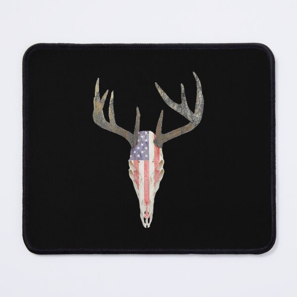Item preview, Deer Hunting Skull American Flag Whitetail Buck designed and sold by jennifera11.