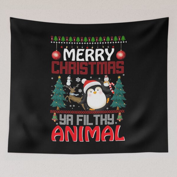 Item preview, Merry Christmas ya filthy animal designed and sold by angelusdark.