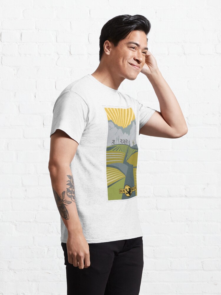 Thumbnail 5 of 7, Classic T-Shirt, Retro Vlaanderen cycling poster designed and sold by SFDesignstudio.